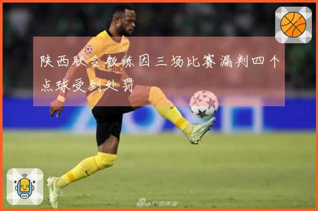 陕西联合教练因三场比赛漏判四个点球受到处罚